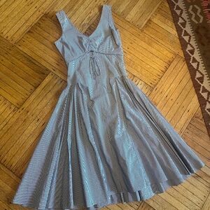 JW Anderson striped corset dress